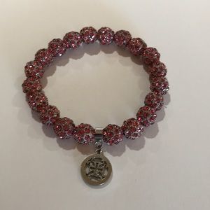 Rustic Cuff pink Kennedy bracelet